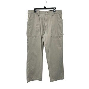 Vintage Levis Silvertab Pants Mens 36x32 Used Light Tan Baggy Carpenter